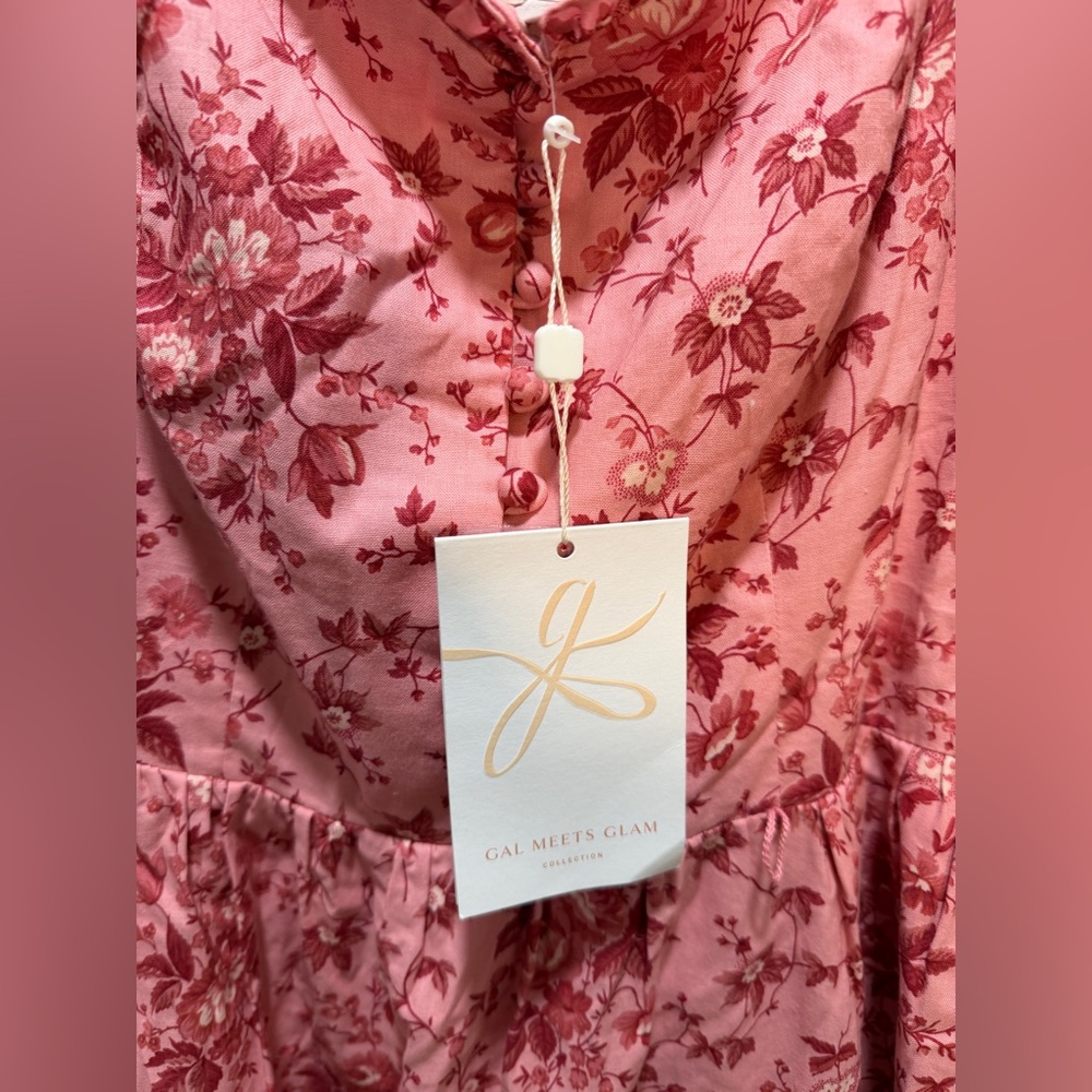 🩷💕NWT Gal Meets Glam - Marianna Floral Pink Dress💕🩷 - Picture 4 of 9